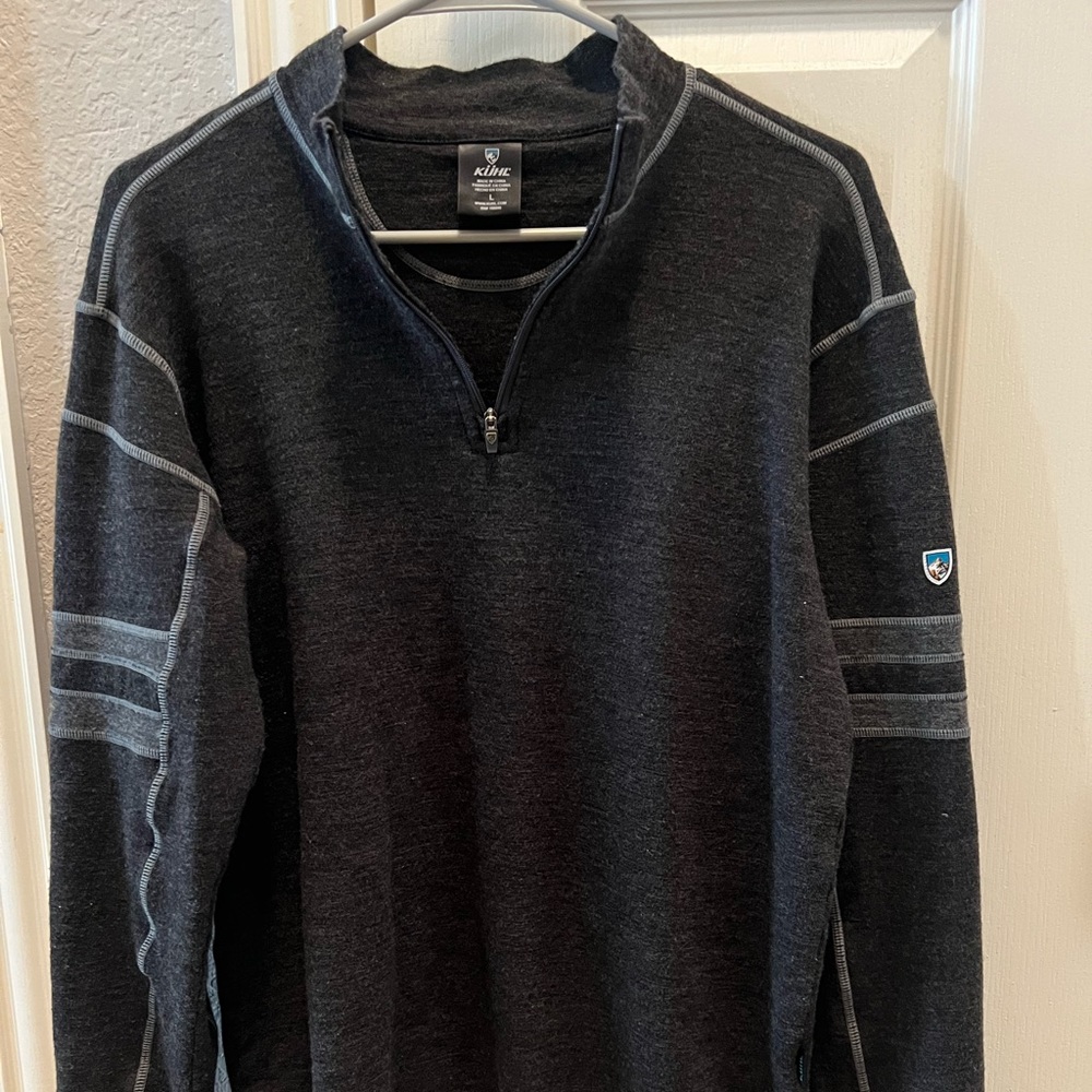 KUHL quarter (1/4) zip sweater jacket. EUC.